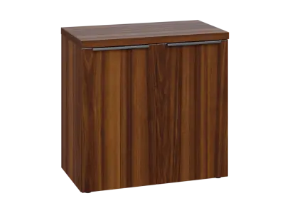 SIN 2 - 8D kancelářská skříň, 2-dveřová, 770x800x400, ořech královský